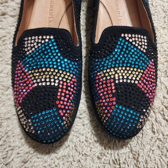 L'Amour des Pieds Women's Correze Black Suede size 6 Pristine - Picture 1 of 9